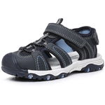 Ahannie Kids Sandals – Breathable Summer Shoes for Boys & Girls | Closed Toe, Water-Friendly, Lightweight (Toddler & Little Kid) 107 NavyBlue