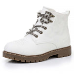 Ahannie Kids Boots for Girls and Boys Kids Hiking Boots - 817 White